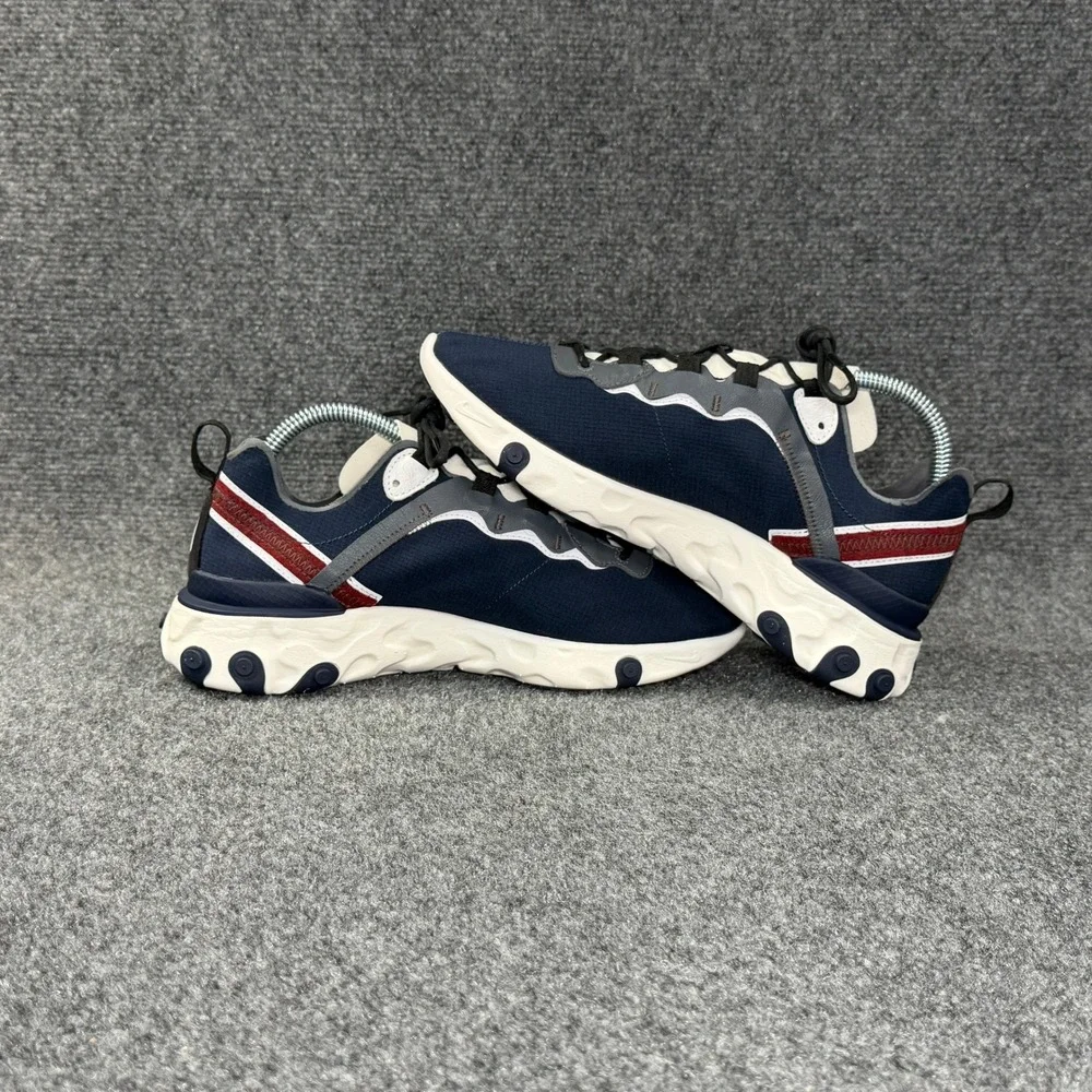 Nike React‎ Element 55 Pendleton Running Shoes Women's 8.5 Blue Retro Athletic